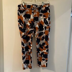 Banana Republic Black and Orange Chinos